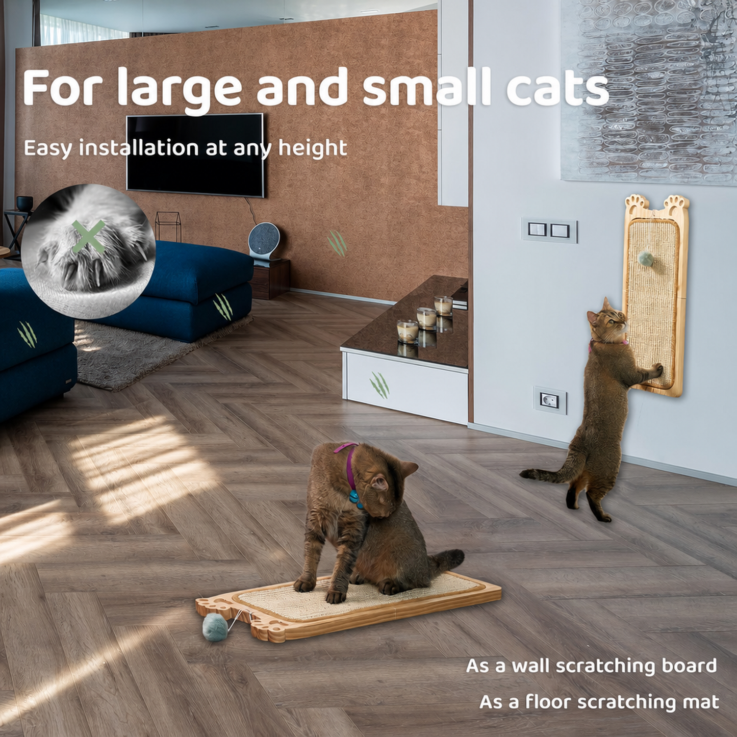 2-in-1 Cat Scratcher | Save Your Sofa